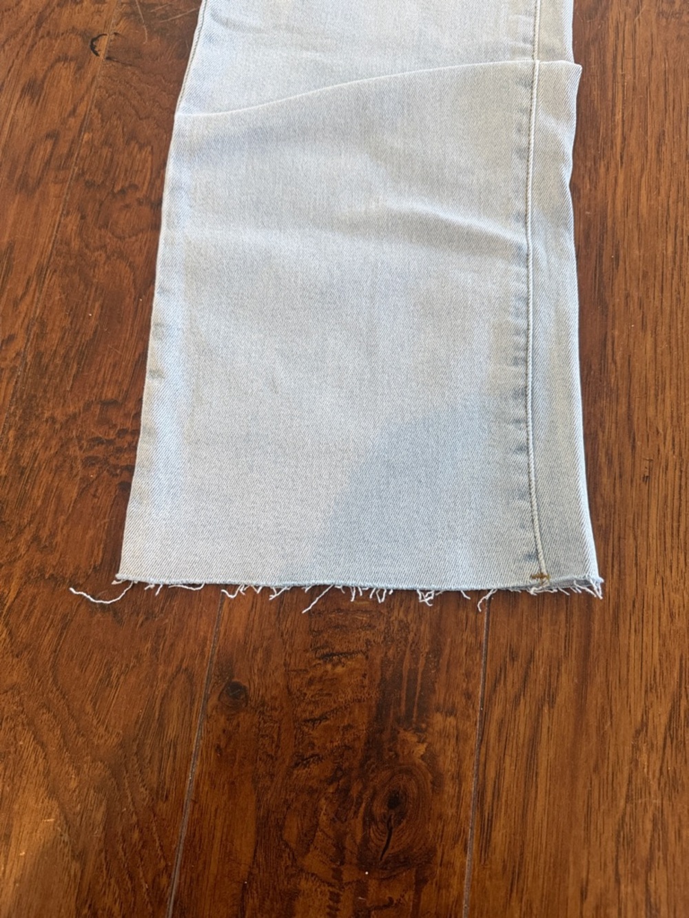 Pink Lily High-Rise Bleached Light Blue Jeans - Picture 4 of 6